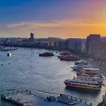 Unique Seafront Triplex Penthouse With Panoramic Bedroom & Rooftop Jacuzzi Overlooking Valletta *