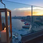 Unique Seafront Triplex Penthouse With Panoramic Bedroom & Rooftop Jacuzzi Overlooking Valletta Sliema
