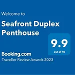 Unique Seafront Triplex Penthouse With Panoramic Bedroom & Rooftop Jacuzzi Overlooking Valletta Lägenhet *